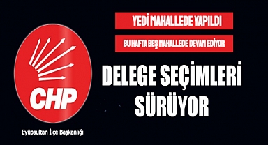 CHP’de delege seçimleri devam ediyor
