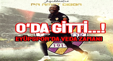 Eyüpspor’da bir ayrılık daha; Teşekkürler Pa Amat Dibba!
