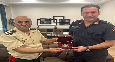 Eyüpsultan Jandarma Komutanlığı'na kardeş ülke Azerbaycan'dan üst düzey askeri ziyaret