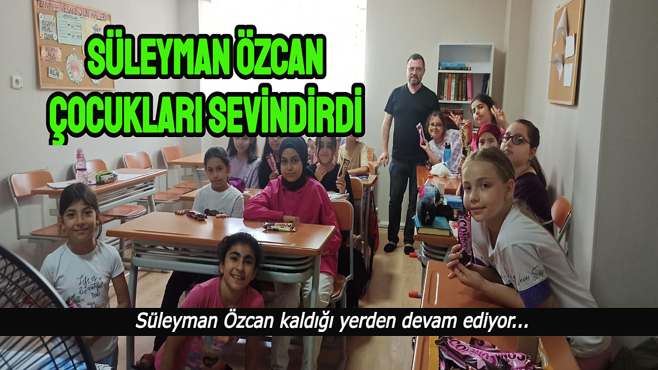 Süleyman Özcan'dan dondurma süprizi