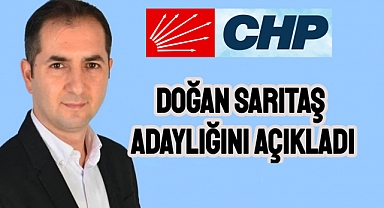 CHP Eyüpsultan İlçe Başkanı Doğan Sarıtaş adaylığını açıkladı