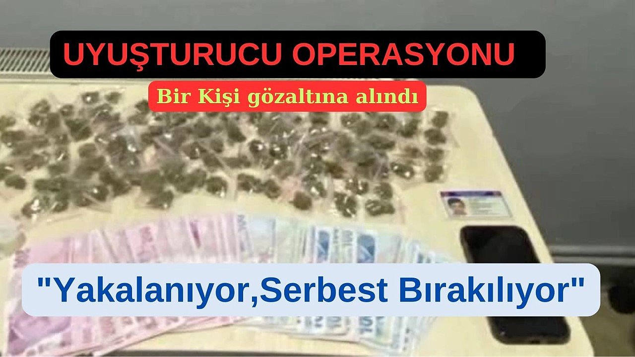 Eyüpsultan'da uyuşturucu operasyonu: 1 gözaltı var