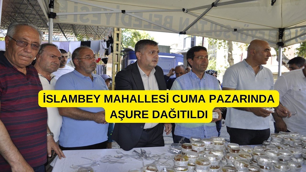 Eyüpsultan Erzurumlular Derneği aşure dağıttı
