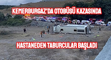 Kemerburgaz'da otobüsü kazasında, 12 kişi taburcu edildi