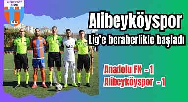 Alibeyköyspor, Bölgesel Amatör Lig’e beraberlikle başladı