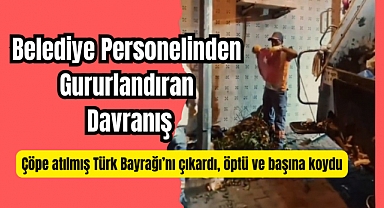 Belediye Personelinden Gururlandıran Davranış