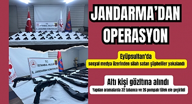 Eyüpsultan'da silah satan şüphelilere operasyon: 6 gözaltı
