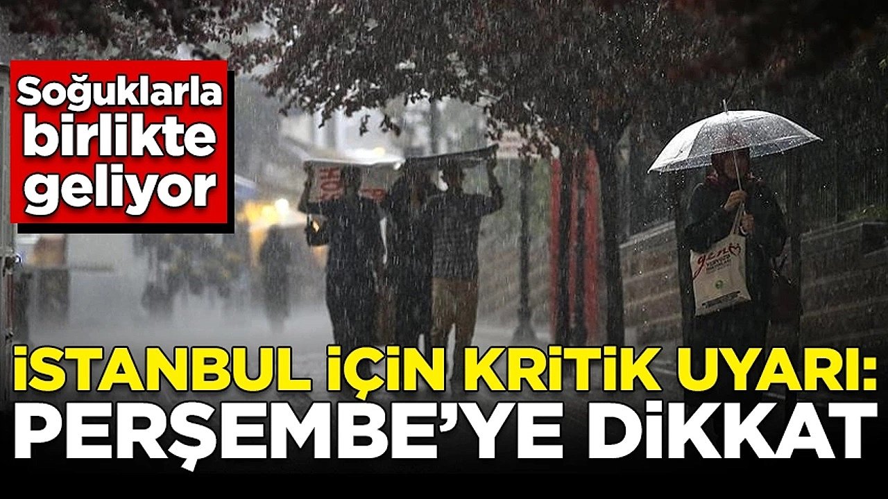 İstanbul’da Sıcaklıklar düşecek, yağışlar etkili olacak