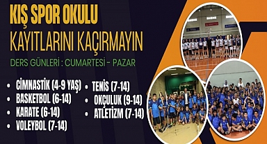 Kış Spor Okulları'nda eğitimler başlıyor
