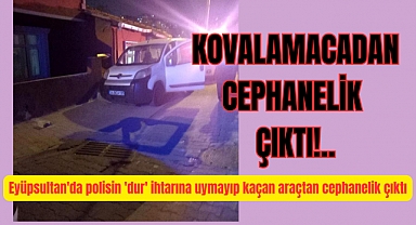 Polisin Kovaladığı Araçtan Cephanelik Çıktı