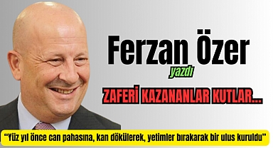 ZAFERİ KAZANANLAR KUTLAR...