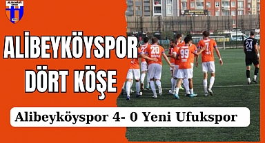 Alibeyköyspor 3 puanı 4 golle aldı