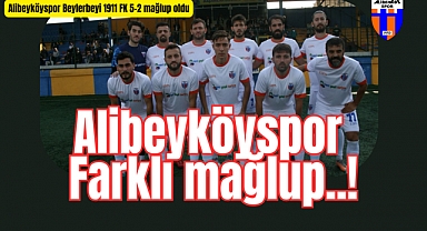 Alibeyköyspor farklı mağlup oldu