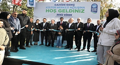 Cahide Genç Kültür Merkezi açıldı