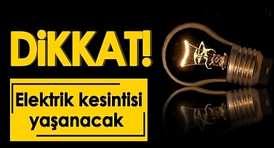 DİKKAT!. EYÜPSULTAN'DA BAZI MAHALLELERDE ELEKTRİK KESİNTİSİ VAR