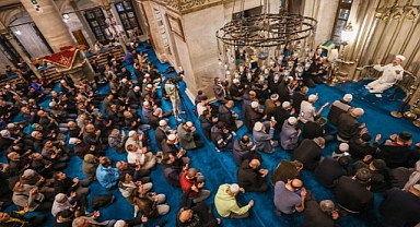 Eyüp Sultan Camii'nde Filistinliler için dua edildi