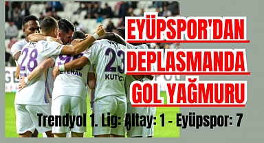 Eyüpspor’dan İzmirde Altay’a Tarihi Fark,Eyüpspor Altay’ı yedi bitirdi, 