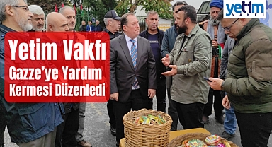 Eyüpsultan Kaymakamı İhsan Kara Gazze’ye yardım kermesine katıldı