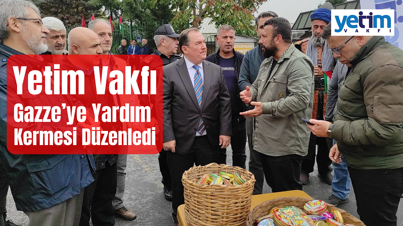 Eyüpsultan Kaymakamı İhsan Kara Gazze’ye yardım kermesine katıldı