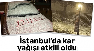 Son dakika... İstanbul'da yılın ilk kar yağışı!