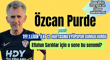 TFF.1.Ligin İlk 12 Haftasına Eyüpspor Damga Vurdu. Eflatun Sarılılar İçin O Sene Bu Senemi?