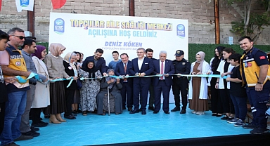 Topçular Aile Sağlığı Merkezi açıldı