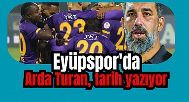 Arda Turan’lı Eyüpspor rakip kalelere toplam 42 gol attı