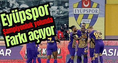 Eyüpspor Uygun Adım. Erzurumspor’a Fark Attı İlk Yarıyı Lider Bitirdi 