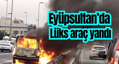 Eyüpsultan'da seyir halindeki cipte yangın çıktı