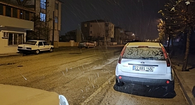 Marmara'da kar yağışı başladı