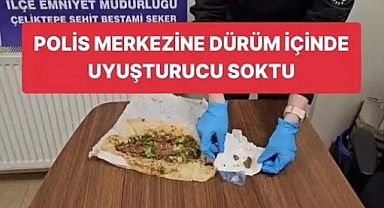 Sevgilisine dürüm içinde uyuşturucu getirdi