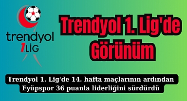 Trendyol 1. Lig'de görünüm! Eyüpspor, 36 puanla liderliğini sürdürdü