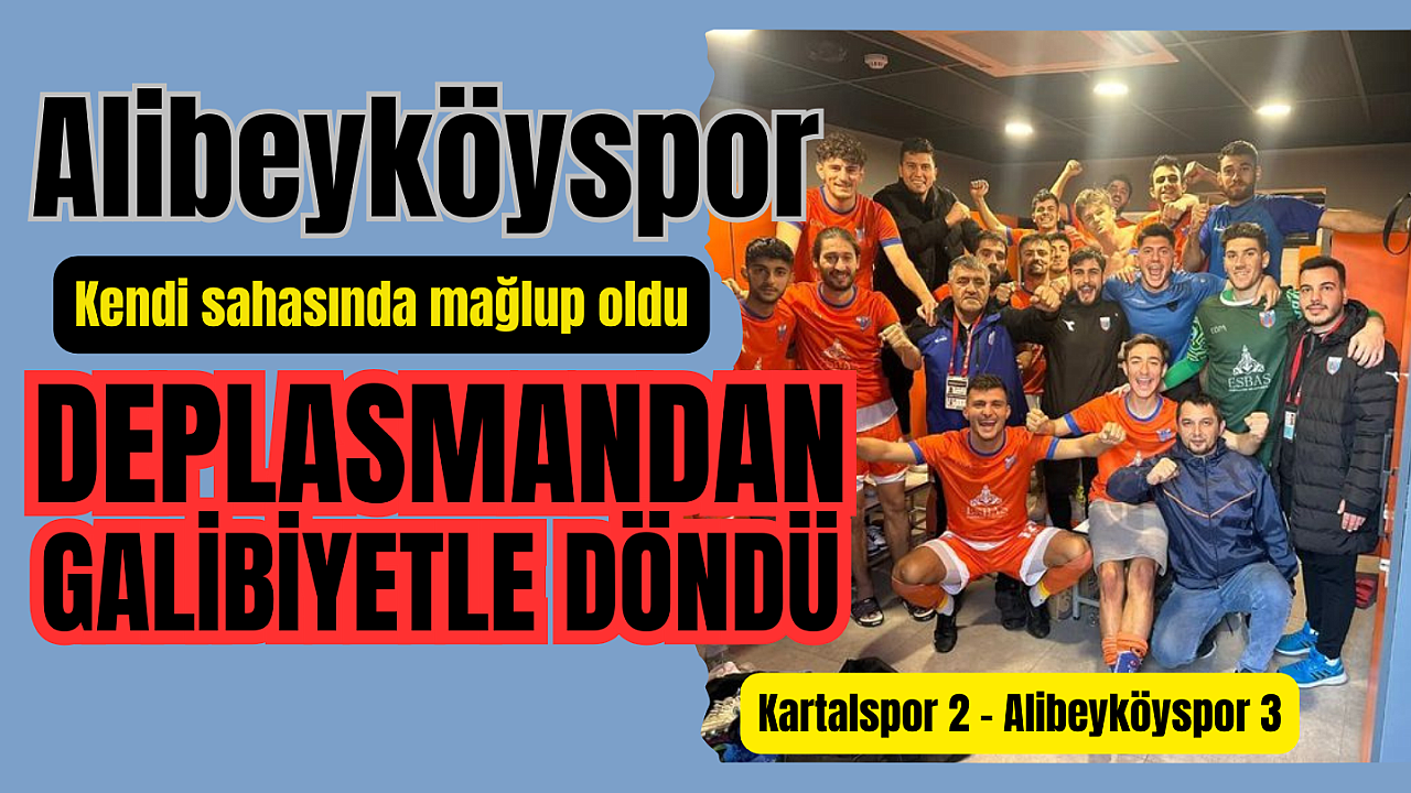Alibeyköyspor kendi sahasında mağlup, deplasmanda galip