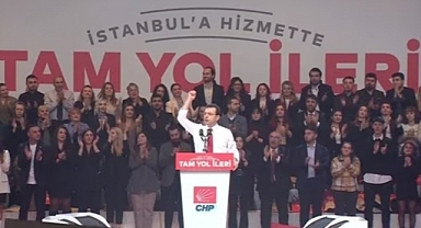 CHP’nin adayı Ekrem İmamoğlu seçim kampanyasına başladı