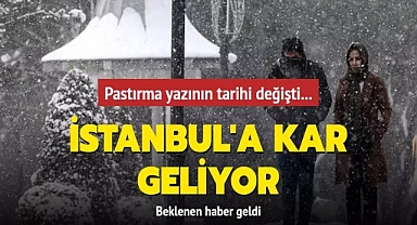 İstanbul'da kar yağacak! Tarih bile belli