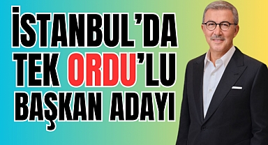 İstanbul’da Tek Ordu’lu Başkan Adayı