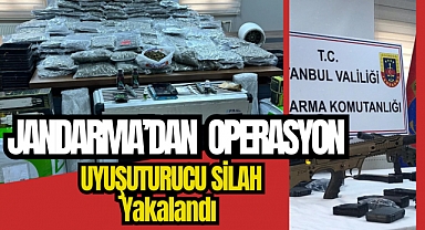 JANDARMA’DAN UYUŞUTURUCU VE SİLAH OPERASYONU