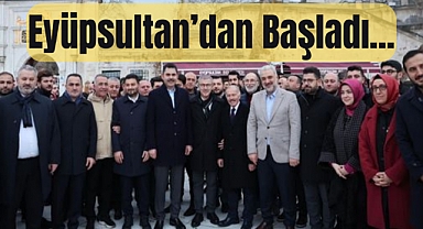 Murat Kurum, Eyüpsultan'da seçim çalışmalarına başladı