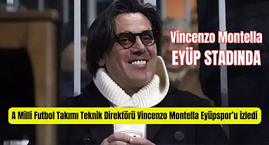 Vincenzo Montella, Eyüpspor maçını tribünden izledi