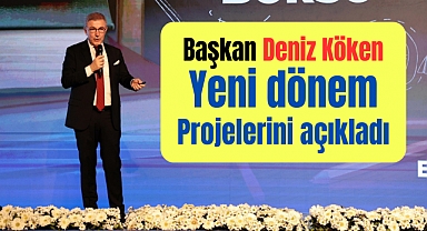 Başkan Deniz Köken yeni projelerini tanıttı