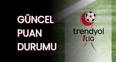 Eyüpspor liderliğini sürdürdü, 1. Lig'de 22. haftanın puan durumu