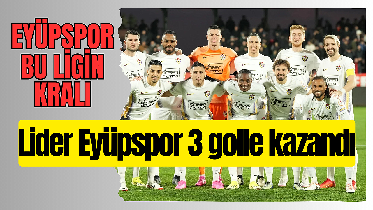 Eyüpspor, Ümraniyespor'u güle oynaya geçti