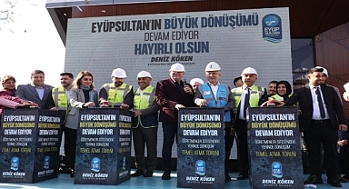 Eyüpsultan'da büyük dönüşüm devam ediyor