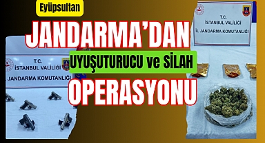 JANDARMA'DAN UYUŞUTURUCU ve SİLAH OPERASYONU