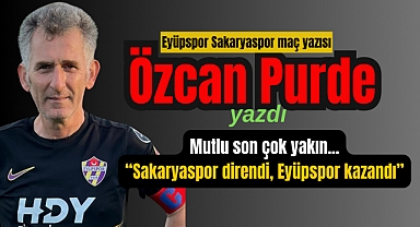 Mutlu son çok yakın. Sakaryaspor direndi Eyüpspor kazandı 