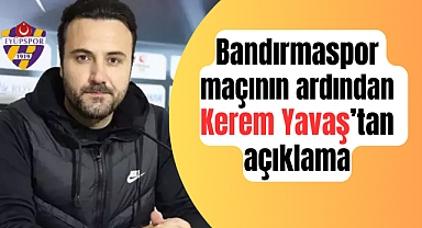 Kerem Yavaş: 3 puanı aldık, çok mutluyuz!