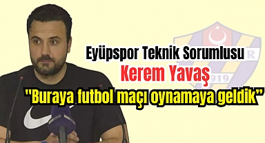 Kerem Yavaş: Koskoca bir camiaya mal etmemek lazım!
