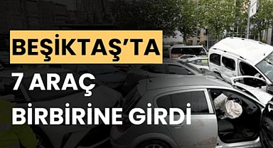 İstanbul'da Zincirleme Trafik Kazası: 7 Araç Birbirine Girdi, Yaralılar Var!