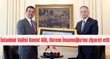 İstanbul Valisi Davut Gül, Ekrem İmamoğlu'nu ziyaret etti