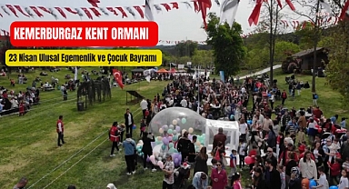KEMERBURGAZ KENT ORMANI’NDA 23 NİSAN ÇOCUK BAYRAMI KUTLANDI
